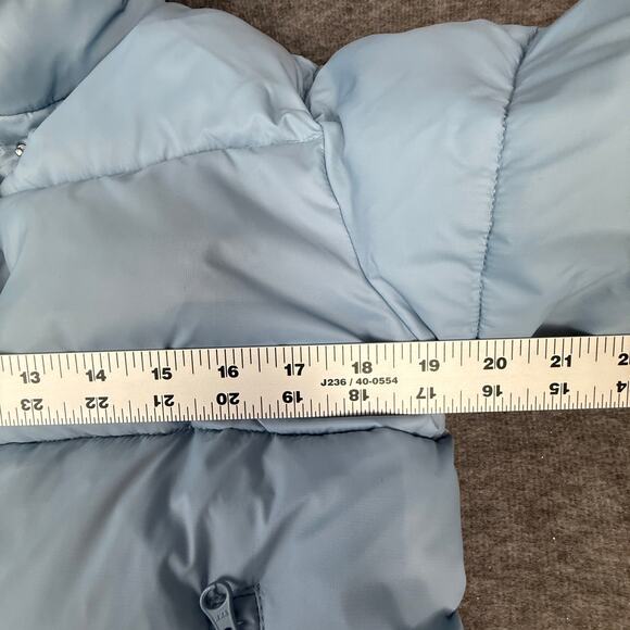 Alo Gold Rush Puffer Coat in Celestial Blue Women's XS 2-4 Weather Resistant - Picture 11 of 14